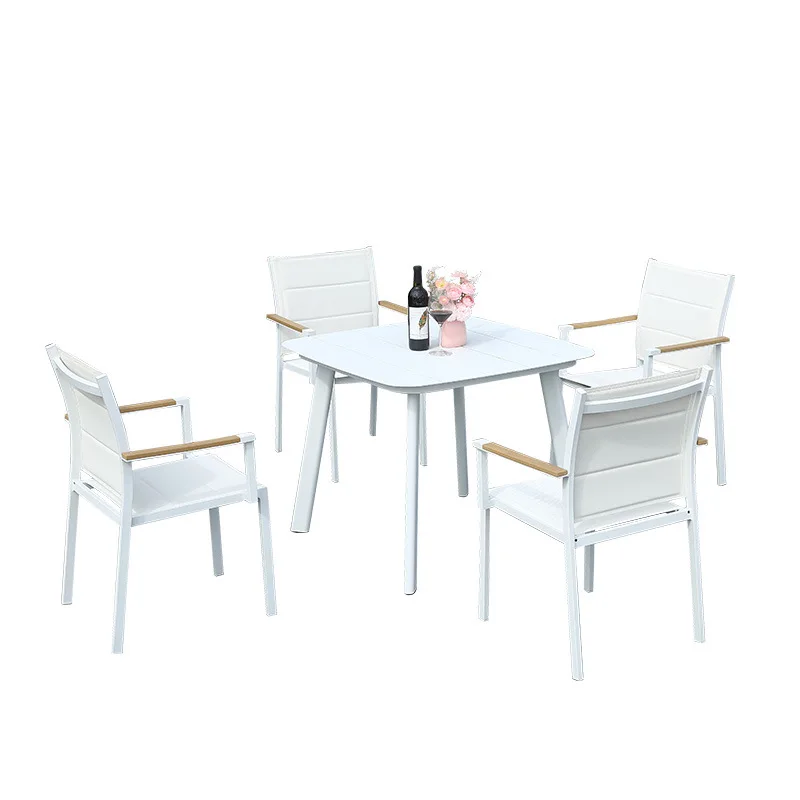 

Factory direct sales outdoor tables and chairs courtyard balcony leisure tables and chairs villa garden furniture B & B hotel ou