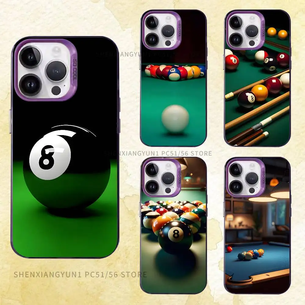 

Sport Billiards Phone Case For IPhone 17 16e 16 15 14 13 12 Pro Max X XS MAX Back Cover