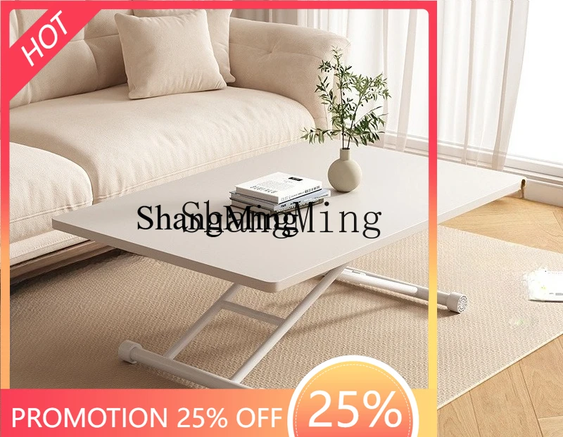 

FG good-lookingmulti-functional dining table household small apartment small movable lifting folding table dual-purpose storage