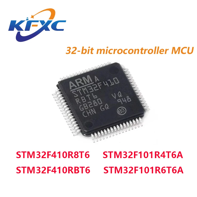 

STM32F410R8T6 STM32F410RBT6 STM32F101R4T6A STM32F101R6T6A STM32F410R8 STM32F410RB STM32F101R4 STM32F101R6 STM IC MCU Chip LQFP64