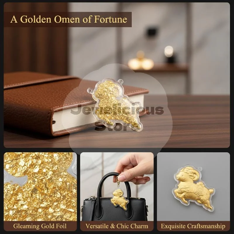 Porte-clés de la richesse pour l'année du mouton 2027, souvenir de bonheur pour le Nouvel An, chaîne anti-perte pour téléphone, décoration de sac à dos, cadeau de vacances pour les proches   Ado