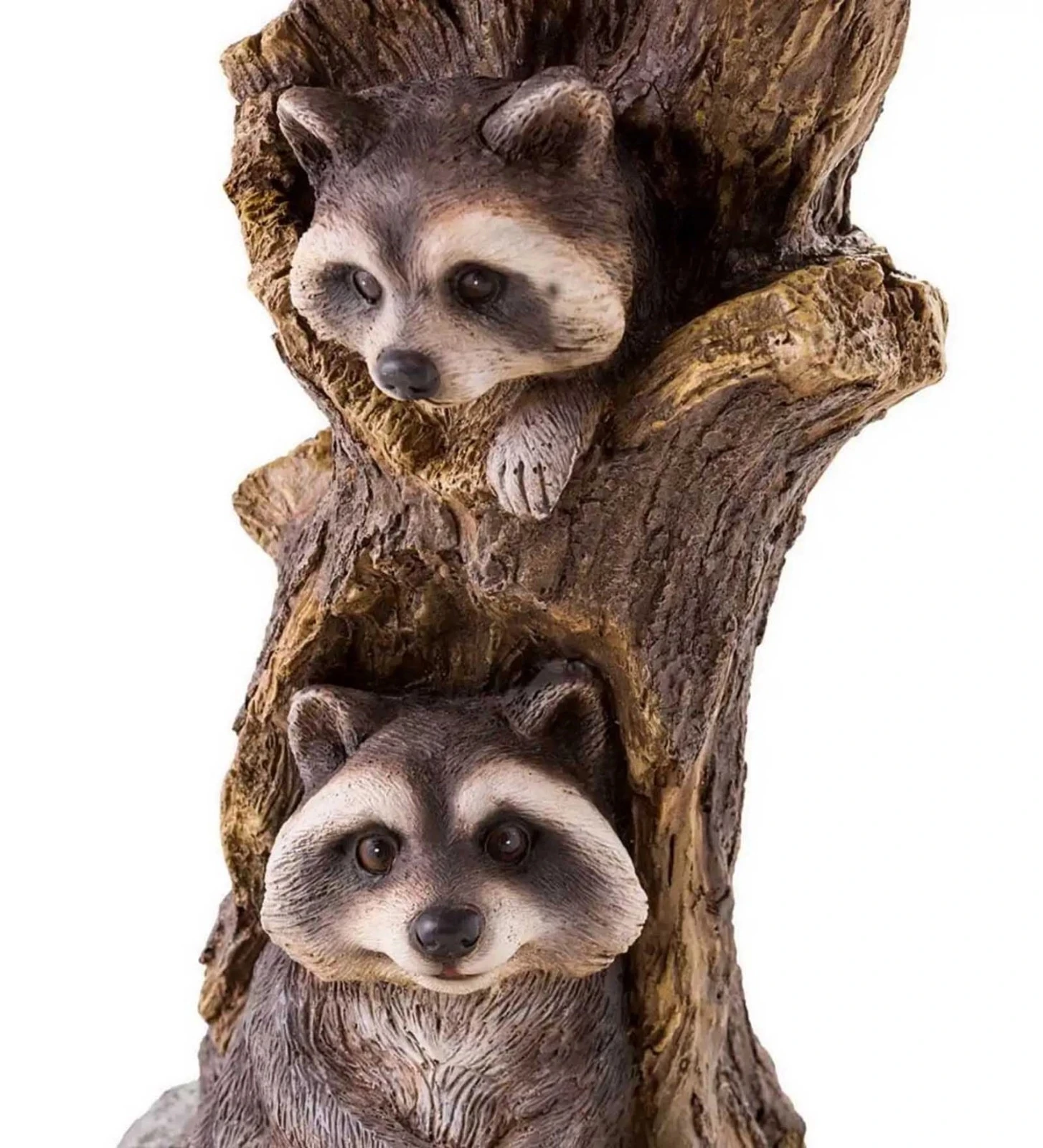 Hot Sale Free Shiping Resin Raccoon Birdbath Polyresin Antique Garden Bird Bath For Home Garden Yard Garden Outdoor Decoration