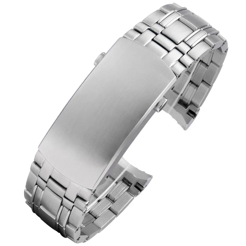 20mm Metal Watchband For Omega New Seamaster 300 Strap Men 316L Solid Stainless Steel Bracelet Observatory 210 Watch Chain Band