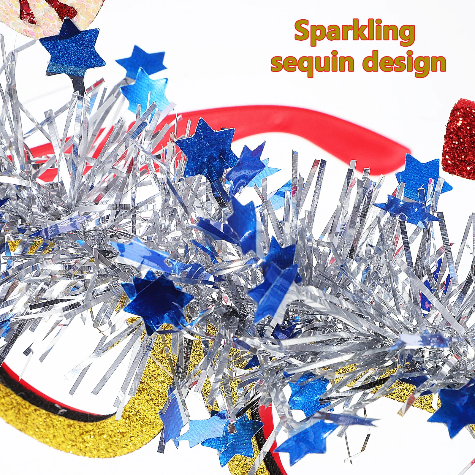 

6pcs Party Glasses Christmas Glitter Novelty Frames Fun Holiday Celebration Decorations Xmas Favors Accessories Festive Eyewear