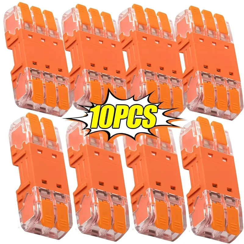 

24A 450V Мужской Женский Разъем Многоразовый Клемма 2/3 контакта Быстродействующие Рычажные Разъемы Провода для проводки Гибкий провод Электрический