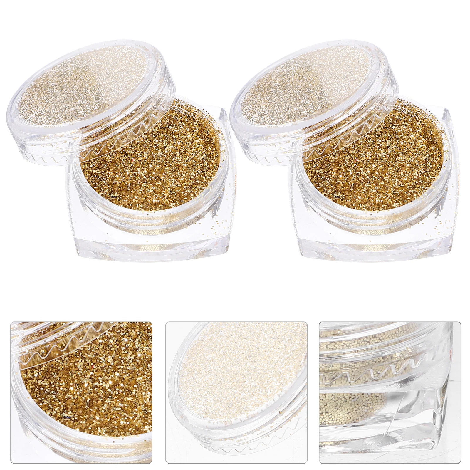 2개입 쉬머 하이라이터 파우더 글리터 아이섀도우 루즈 피그먼트 올데이 실키 샤인 가벼운 미네랄 더스트