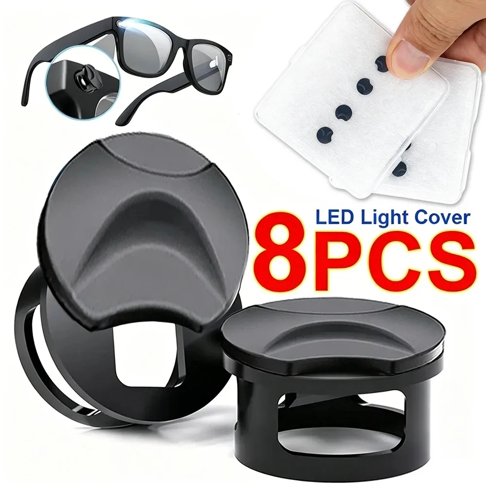 Bloqueador de Luz LED Ajustável para Lentes de Óculos Meta com Caixa para Óculos Inteligentes Ray-Ban Meta/Oakley Meta HSTN