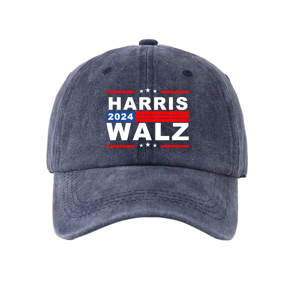 قبعات بيسبول مطبوعة قابلة للغسل من HARRIS WALZ للرجال والنساء، قبعات عصرية كلاسيكية للأب، قبعات بيسبول ناعمة