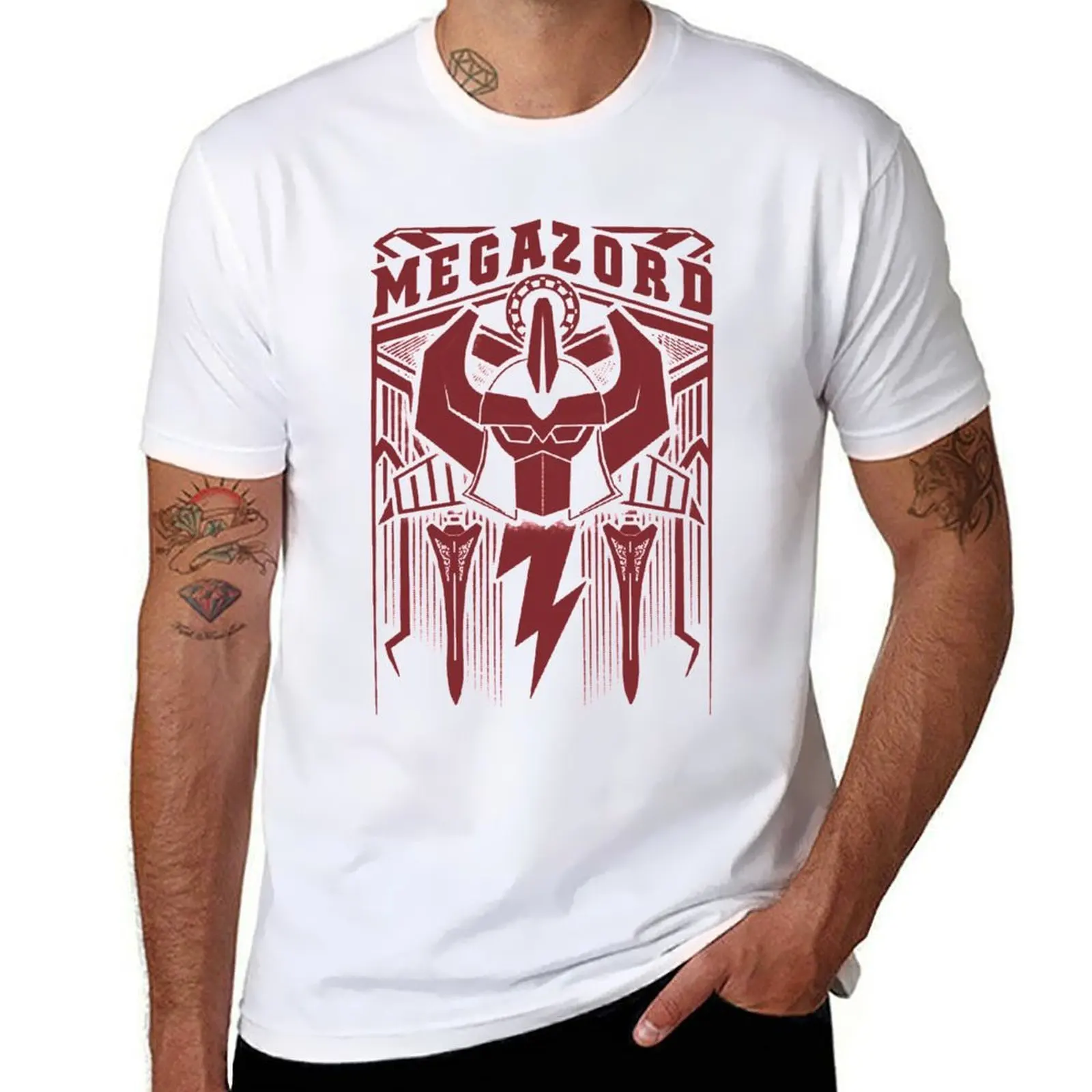 

Megazord T-Shirt man t shirt luxury anime t shirts for man T-Shirt