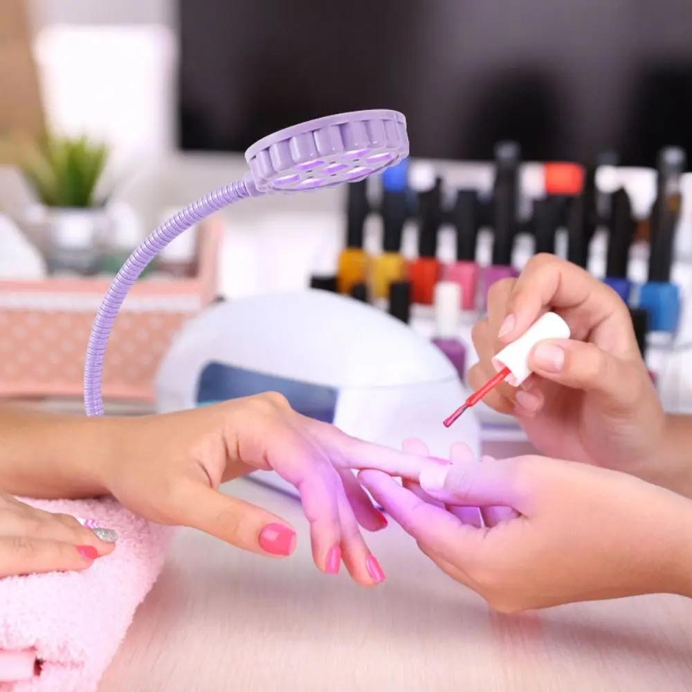 360 graden draaibare LED-nagellamp met clip Gelnagels UV-nageldroger Draagbare nageldroger Lampen voor thuissalon Gereedschap