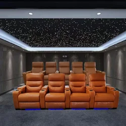 Home Theater Recliner Multi Function Cabin Leather Electric Sofa  Combination Multi Seat Custom Chair