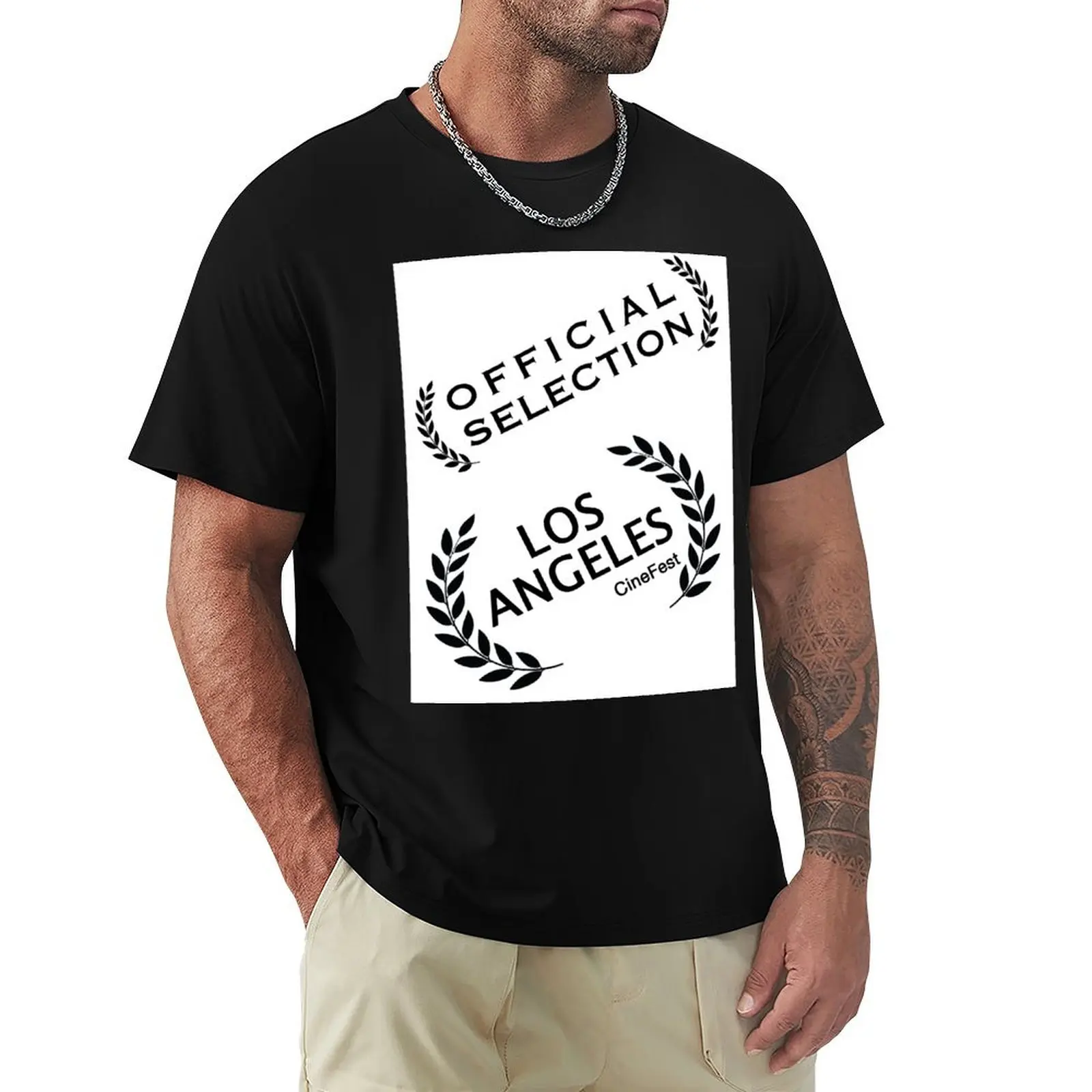 Official Selection Los Angeles Cinefest T-Shirt anime t shirts for man T-Shirt