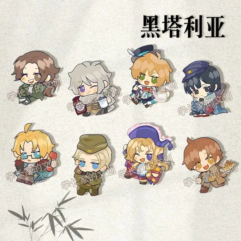 Axis Powers Hetalia Acrylic Brooch Pin Cosplay Badge Jewelry Accessories For Clothes Backpack Gifts