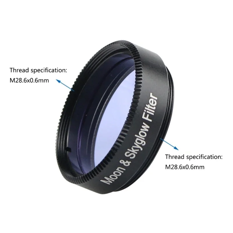 Moon Filter 1.25 inch Moon&Skyglow Filter Suitable for Solar Observation Astronomical Eyepiece Photography