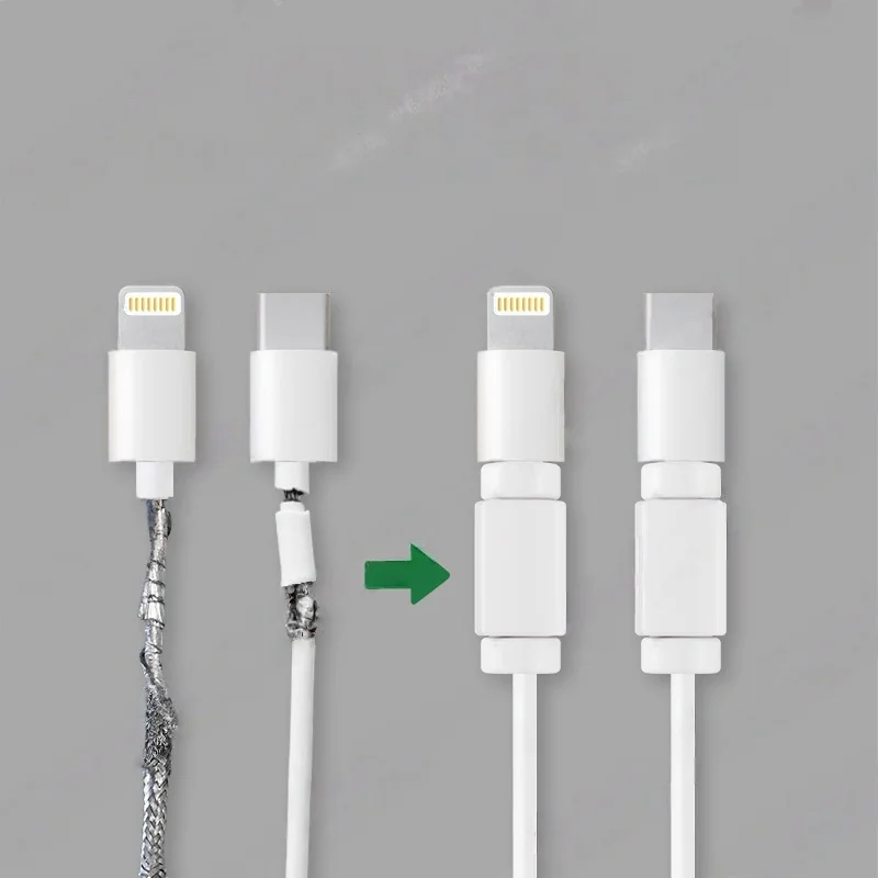 واقي كابل بيانات آيفون - مناسب لهاتف آيفون 15/14/13 برو ماكس مقاوم للاهتراء |   غطاء حماية متين