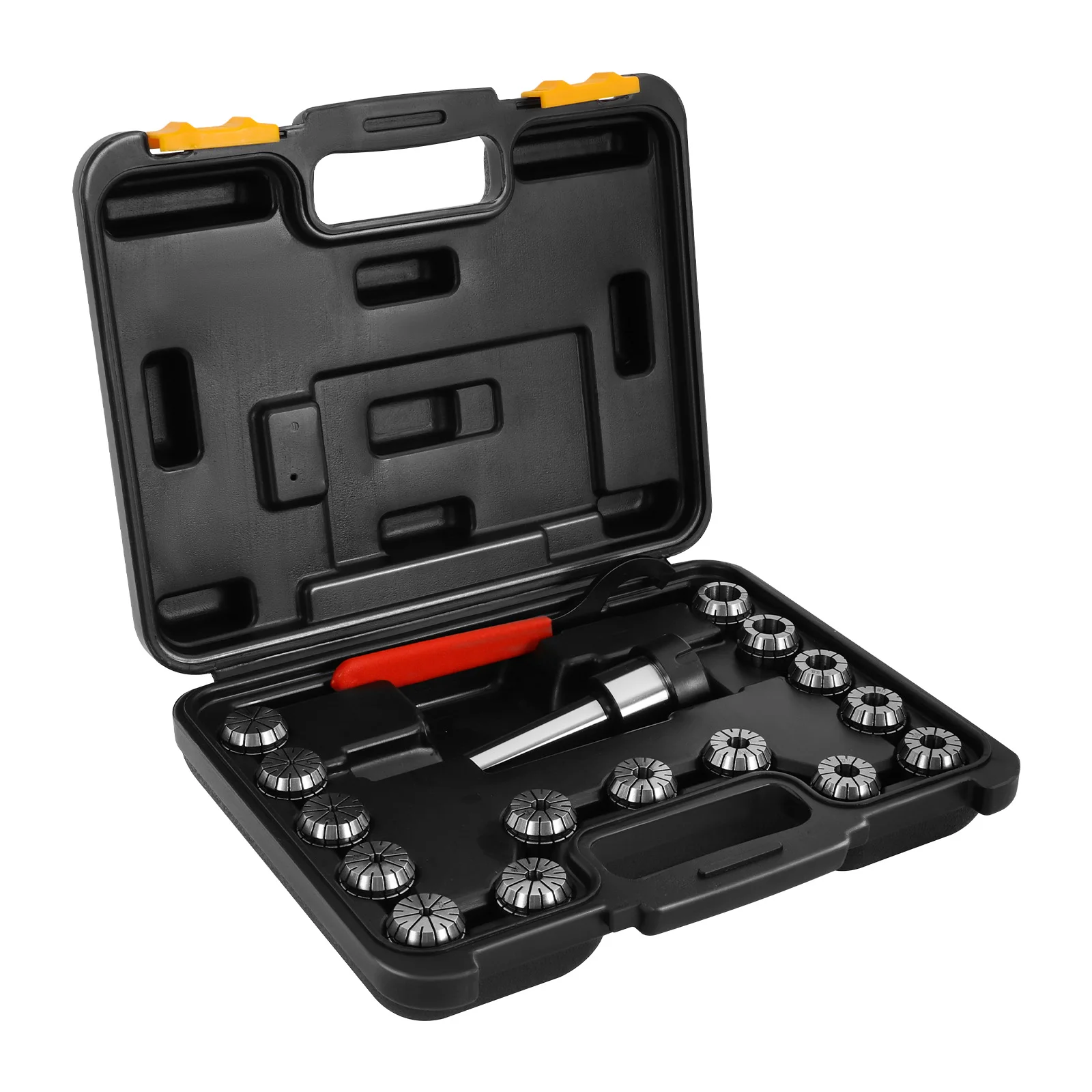 15PCS ER32 Spring Collet Set | For CNC Engraving & Milling Lathe, 1-20mm Clamping Range Spring Collet Chuck Set