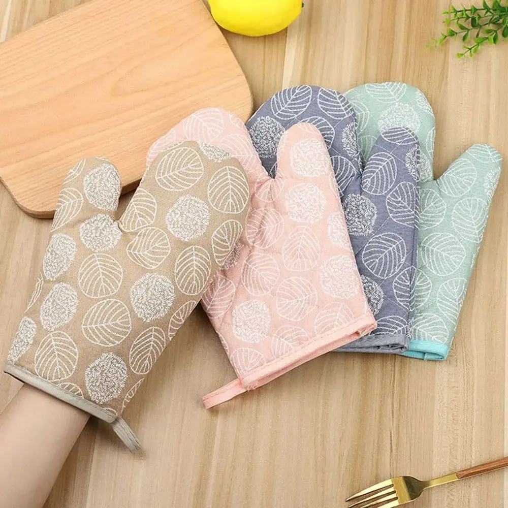 Durable Thickened Microwave Gloves Heat Resistance Anti-scald Kitchen Tools Portable Oven Mitts