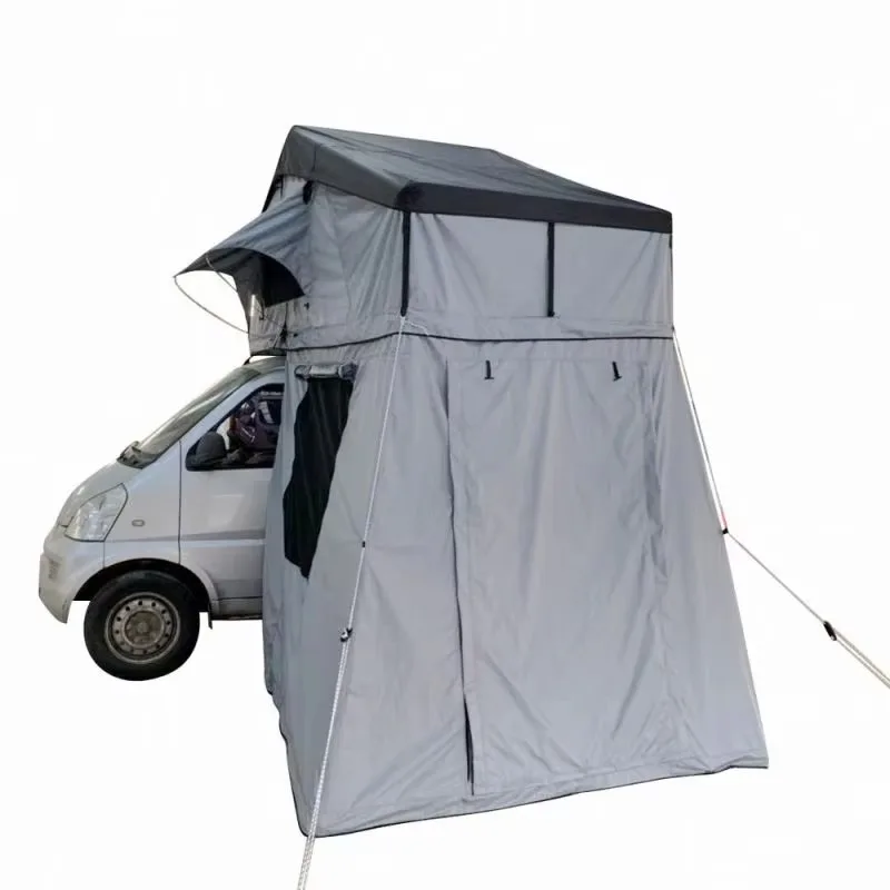 Waterproof 4WD Offroad Car Camping Roof Top Tent From Roof Tent Factory Ready to Ship with Sun Shelter
