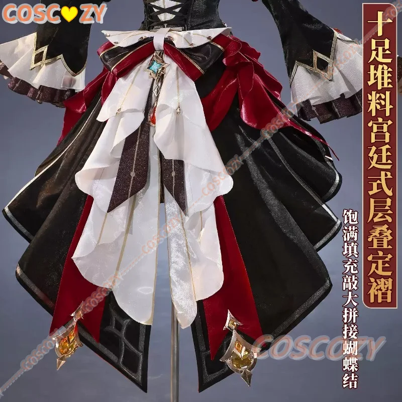 Presale High Quality Sandrone New Cosplay Costume Genshin Impact Women Fatui Harbinger Cute Maid Game Model Outfit Women Dress view 4