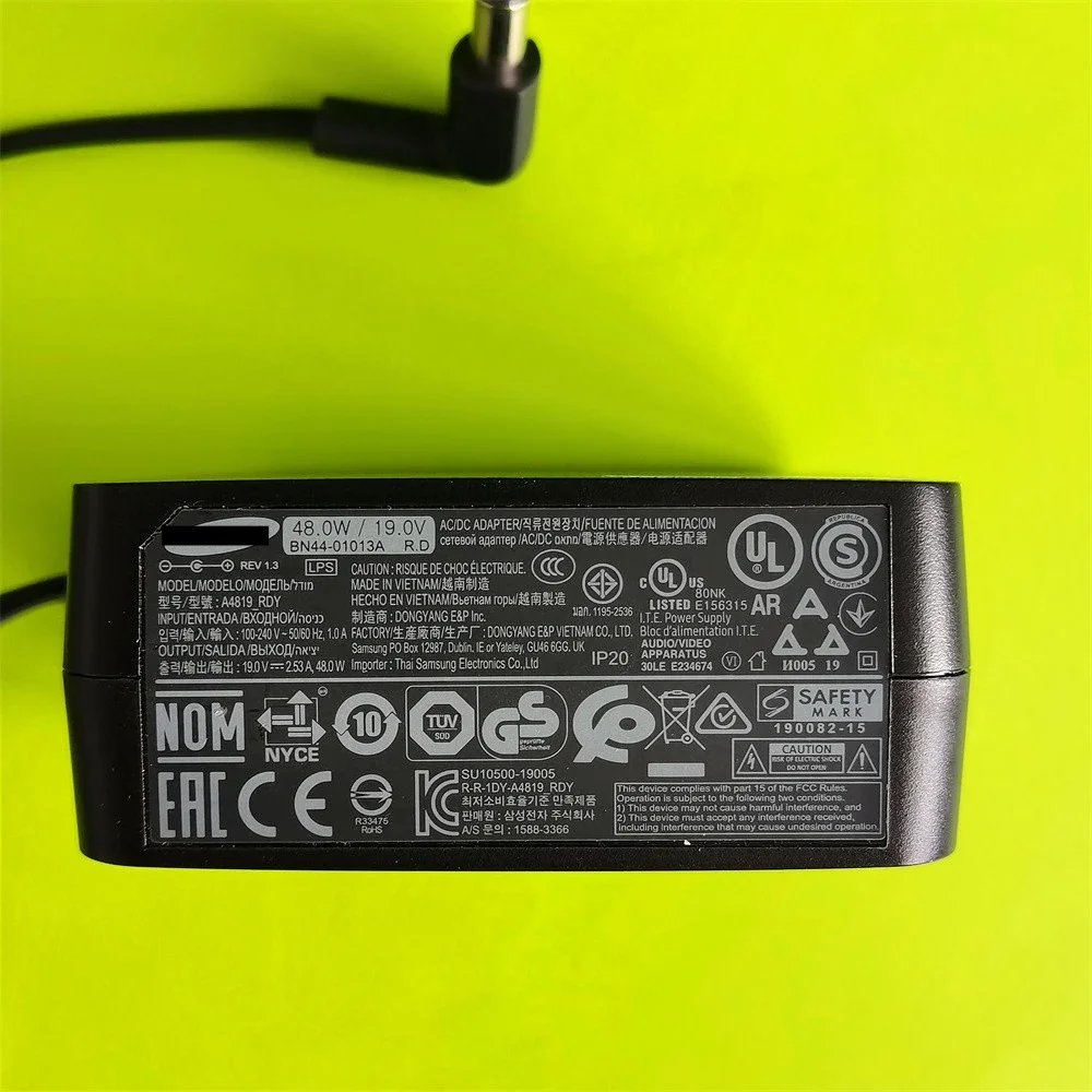 A4819_rdy 19V 2. 53a 48W Ac Adapter Voeding BN44-01013A Geschikt Voor Samsung Monitor F27t700qqc 27t702qqc U28r550uq S24r350f