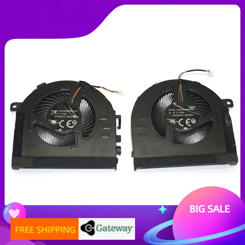

WYORESY New CPU GPU Cooling Fan For Ideapad Gaming 3-15ACH6