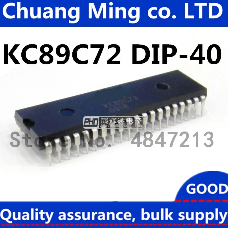 Free Shipping 20pcs/lots  KC89C72 89C72 DIP-40 IC In stock!