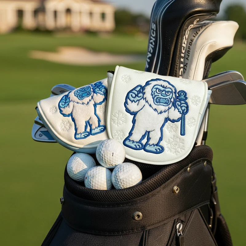 New DF3 Golf Push Rod Set Embroidered Snowman Half Round Push Rod Set Golf Rod Set Golf Double Ear Rod Set image 2