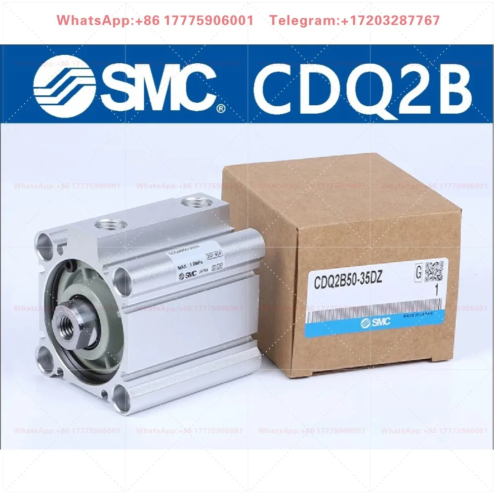 SMC thin cylinder with magnetic CDQ2B12/16/20/25/32/40/50-30 - 10-15-35 - 45 DZ M