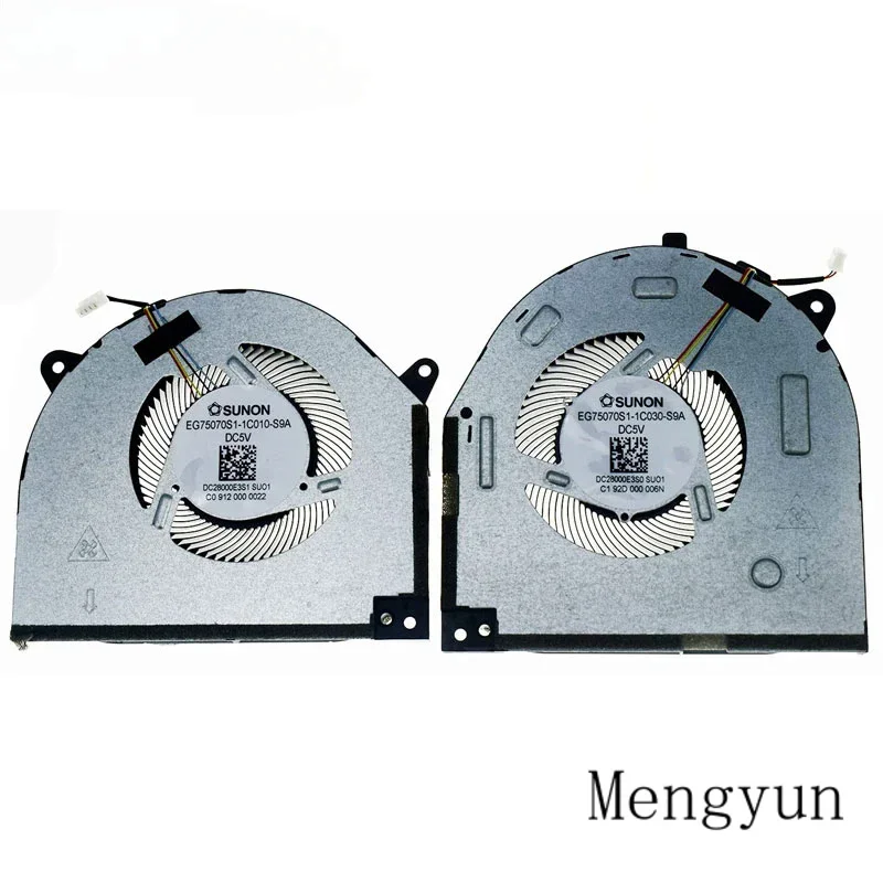 Replacement CPU   GPU Cooling Fan for Lenovo Legion Y540-15IRH 81SX Y7000-2019 81NS DC5V 0.5A GTX1660Ti  5F10S13886