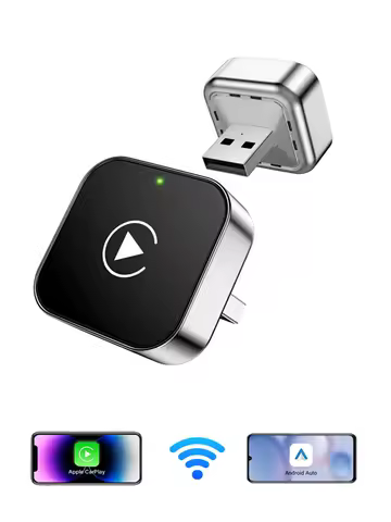 Pionray 2in1 Wireless CarPlay Adapter Android Auto AI Smart Box Car Intelligent Systems For VW Toyota Nissan Honda Ford Benz