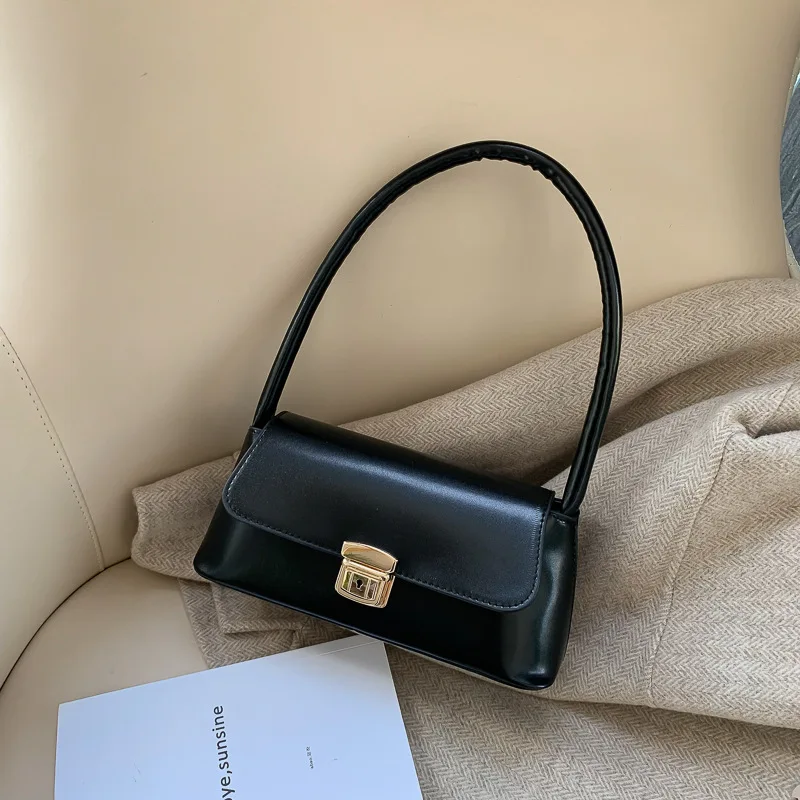 Sac sous les bras ChimFrench pour femme, petit sac cartable, fourre-tout portable, tout match, sacs à main initiés pour dames, nouvelle mode, 2023