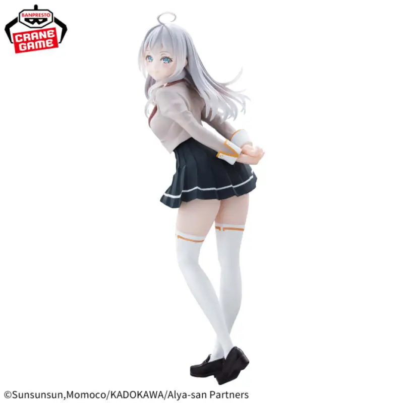 Bandai Original Banpresto Alya Sometimes Hides Her Feelings in Russian Alisa Mikhailovna Kujou Action Figures Anime Figuras Toys