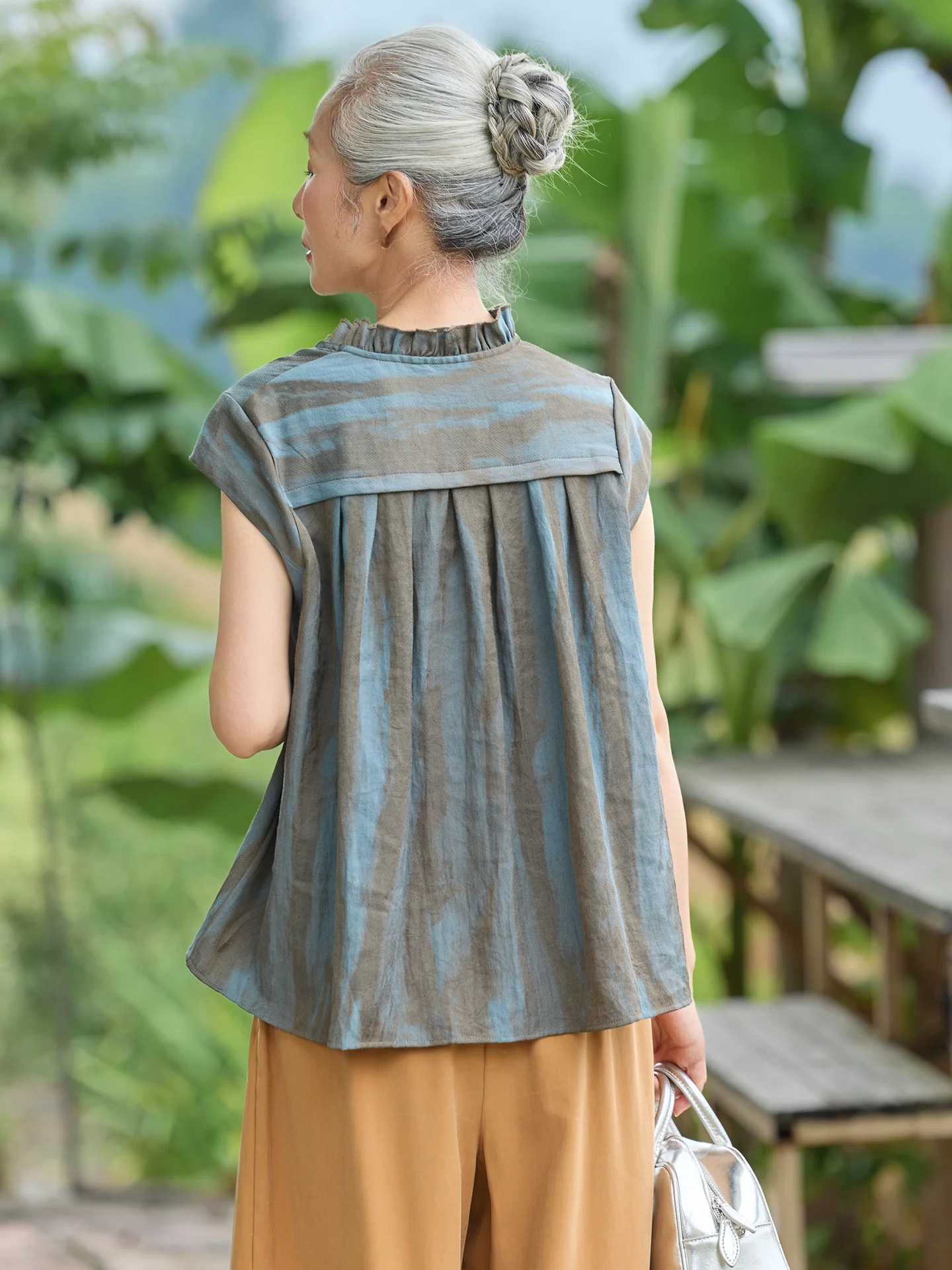 Camiseta sin Mangas de Fibra R - Linen Shirt Breathable reseña y precio