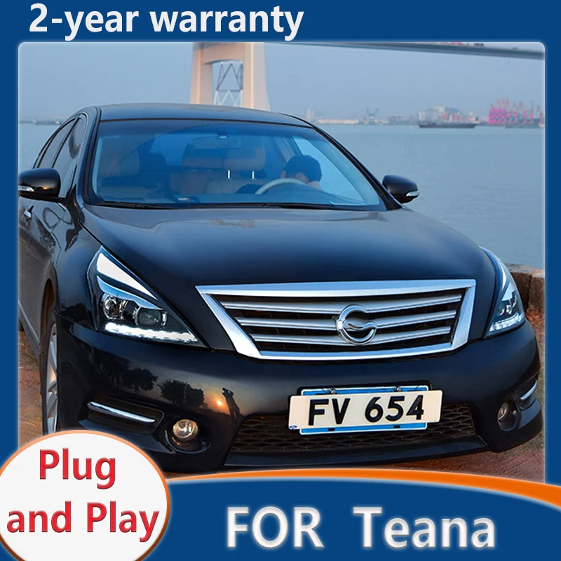 Head Lamp For Nissan Teana Headlights Altima LED 2008-2012 Headlight DRL Hid Option Angel Eye Beam Accessories