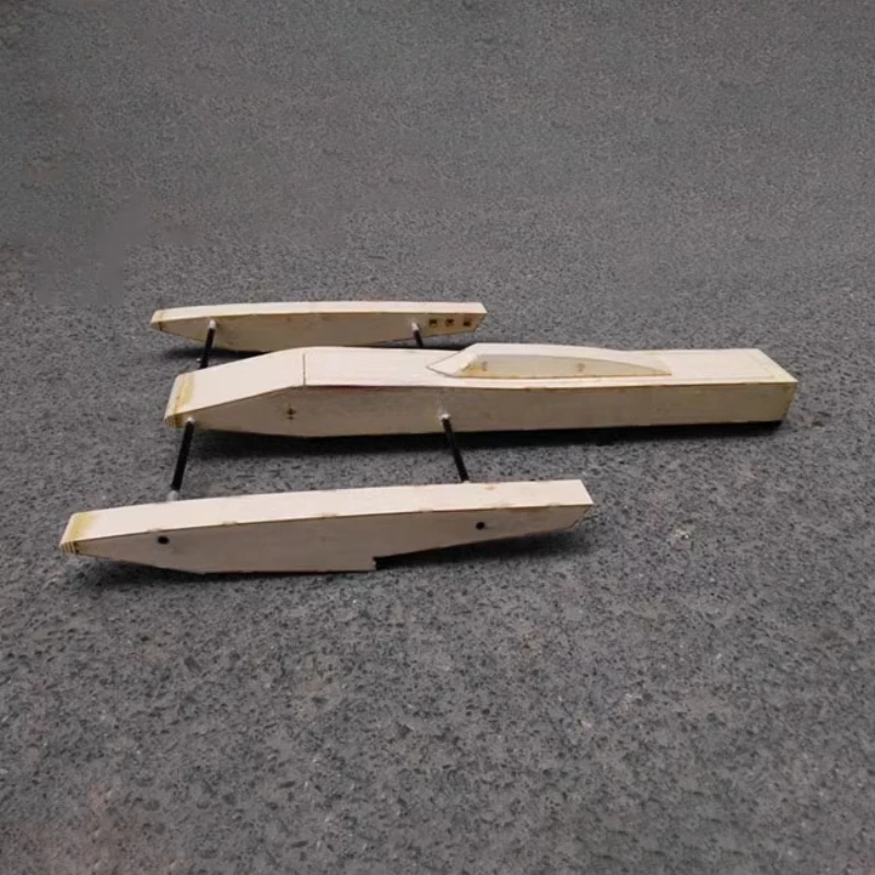 

DIY 80cm Outrigger Racing Shrimp Boat Wooden Model Kit Hand Assembled Brushless Electric Boat Wooden Shrimp Kit