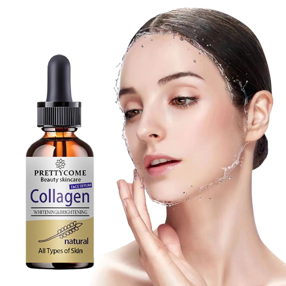 Collagen facial essence deep repair moisturizing hyaluronic acid fade fine lines facial care