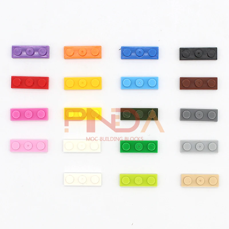 100 قطعة MOC 3623 Piastra 1X3 per Blocchi di Costruzione Parti FAI DA TE متوافق مع تجميع Storia Regalo Educativo Giocattol