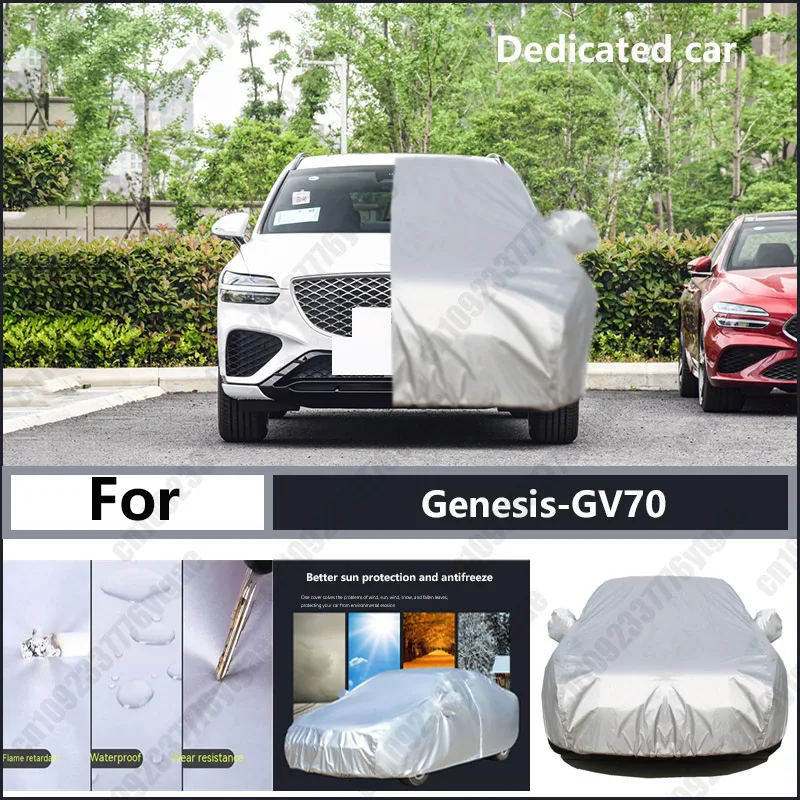 

For Genesis-GV70 Oxford cloth car cover for sun protection, rain resistance, and all season special car dust cover