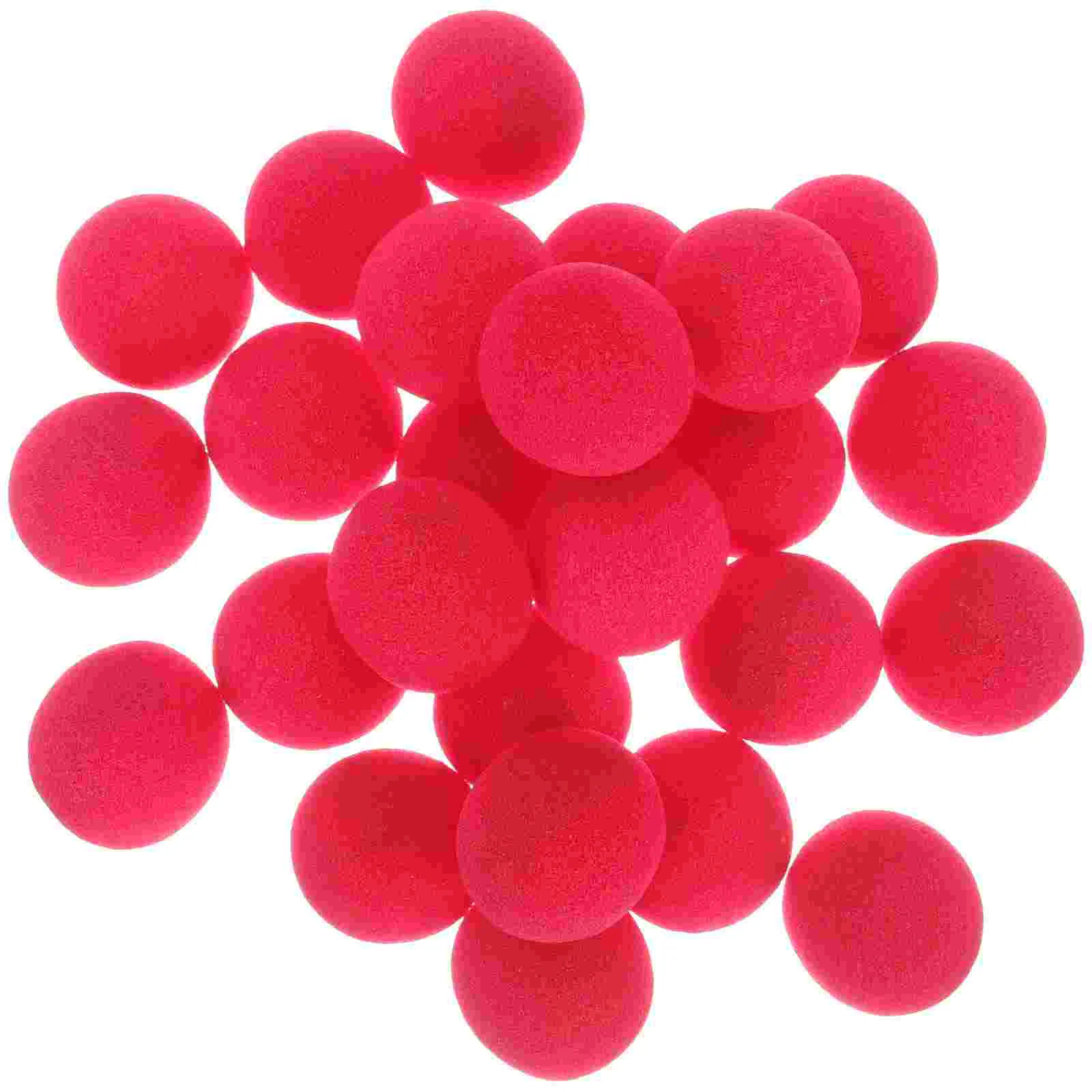 

25 Pcs Foam Nose Small Sponge Party Clown Circus Cosplay Decor Toy Portable Carnival Supply Compact