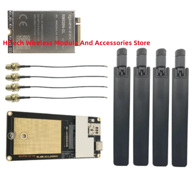 Quectel RM520N-GL 5G NR sub-6GHz mmWave module /only accesories /module with accssories kit optional MIMO RM520NGLAA-M20-SGASA