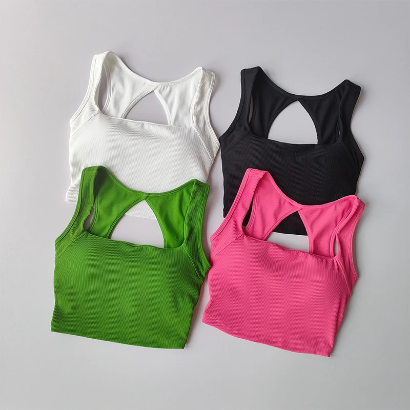 Women Sports Bra Top Push Up Fitness Yoga Bra Underwear Sport Tops For Women Breathable Running Vest Gym Wear Tube Top Bra Femal