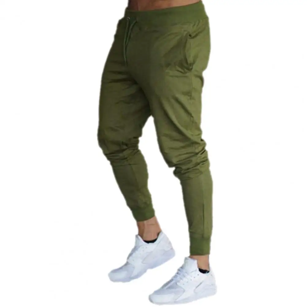 

New Jogging Pants Men Sport Sweatpants Running Pants Men Joggers Cotton Trackpants Slim Fit Pants Bodybuilding Trouser