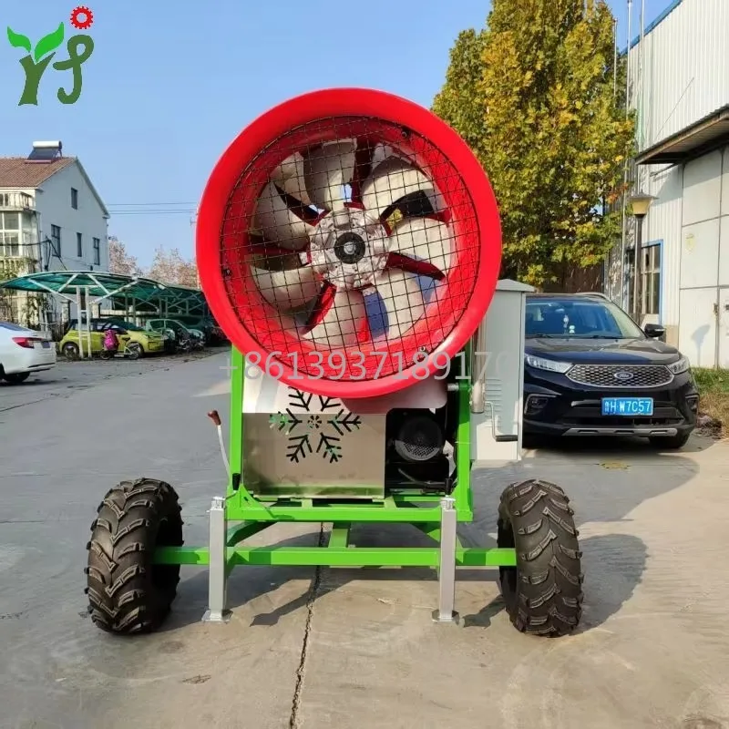 6Kw Low Temperature Indoor Outdoor Artificial Ice Maker Snow Falling Machine Snow Generator for Snow World Spa Relax Decoration