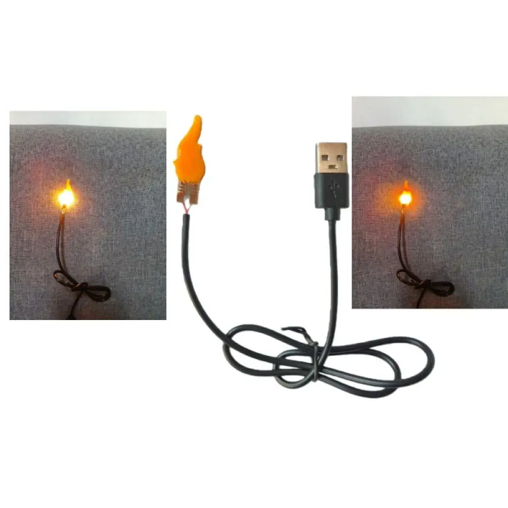 Dynamic Flickering Candle Light Module USB Powered LED Flame Circuit Board Hand Design PCB Component For Hobbyist Project