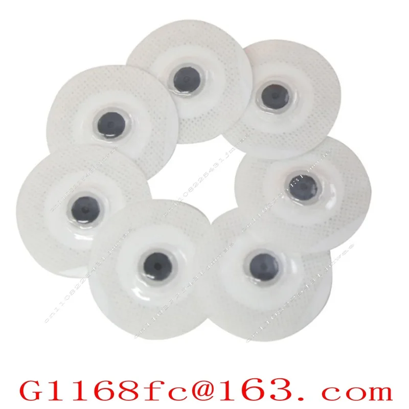 Disposable Circular Patch with Snap on Foam Non-woven Electrode Patch Suitable for ECG
