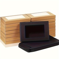 12/30/60pcs small gift box black and white design, suitable for wedding, party gift packaging supplies, boutique packaging
