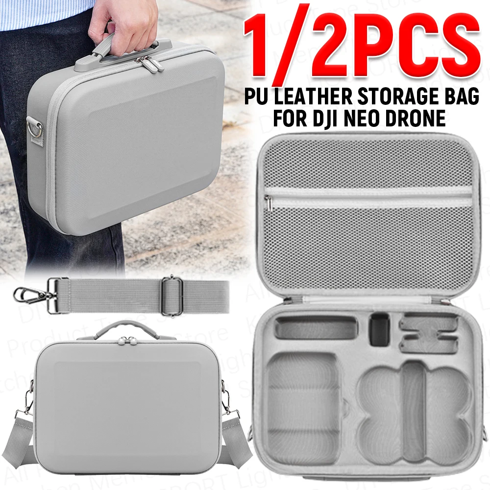 

1/2PCS Portable Carrying Case Waterproof Protective Protective Box for DJI Neo Drone Battery Remote Control Storage Bag Accessor