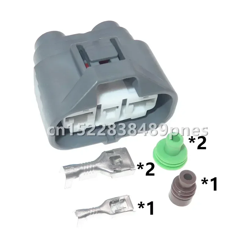 3 Pole 6189-0588 Inline-Hybrid Automotive Waterproof Sealed Electric Wiring Harness Connector High Current Socket Fan Plug