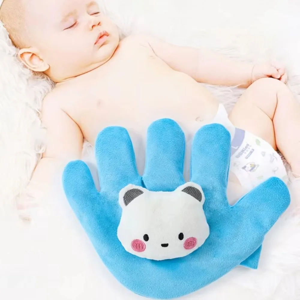

Electric Baby Startle Prevention Glove Cartoon Polyester Fiber Baby Soothing Palm Hand Designing With Remote Control
