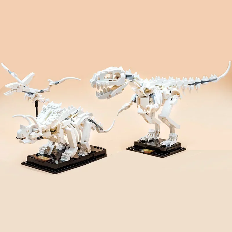 

900PCS Dinosaurs Fossils Boys Toys Dragon Worlds Parks Model Building Blocks Bricks Toys Gift Set